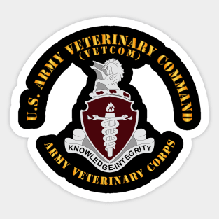 US Veterinary Command - VETCOM - Veterinary Corps Sticker